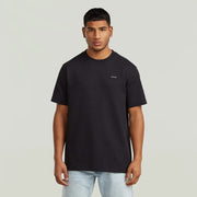 G-STAR RAW Ανδρικό T-shirt Πολυεστέρας/Ελαστάνη Μαύρο Relaxed Fit D28609-E383-6484/dk black 1825025