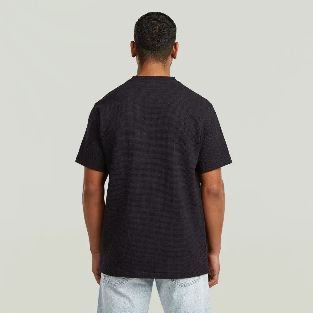 G-STAR RAW Ανδρικό T-shirt Πολυεστέρας/Ελαστάνη Μαύρο Relaxed Fit D28609-E383-6484/dk black 1825025
