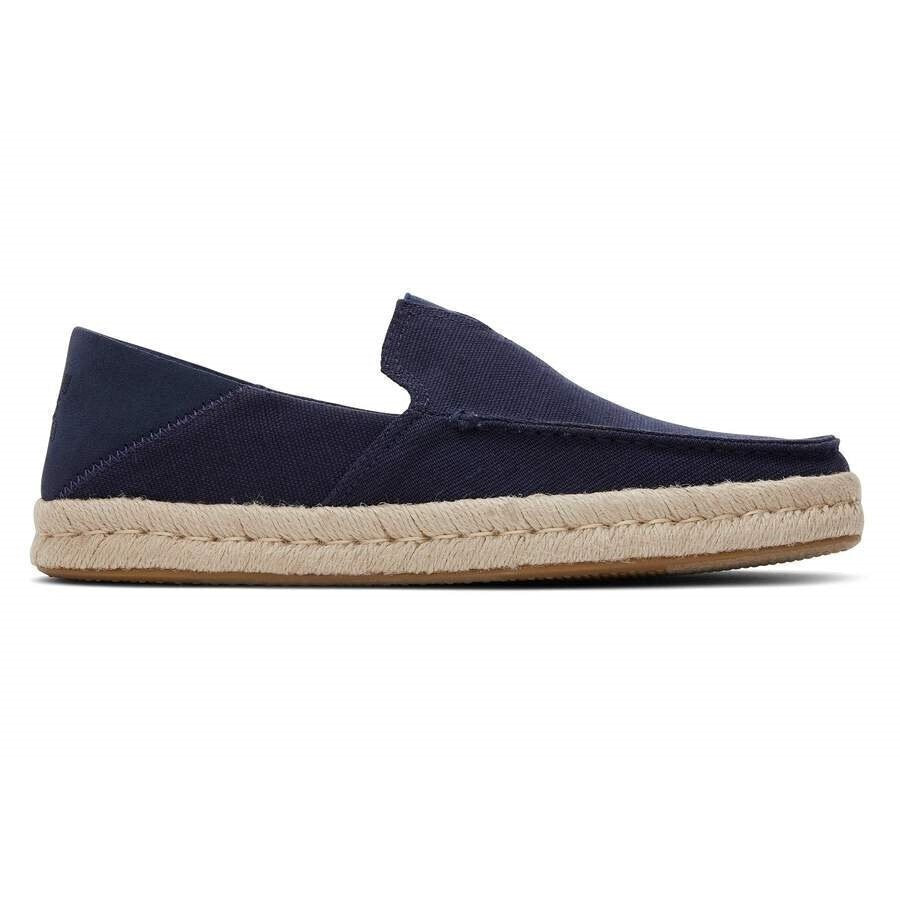 TOMS Ανδρικές Εσπαντρίγιες Loafers Alonso Loafer Rope Δέρμα Μπλέ 10020889-NAVY 1810838