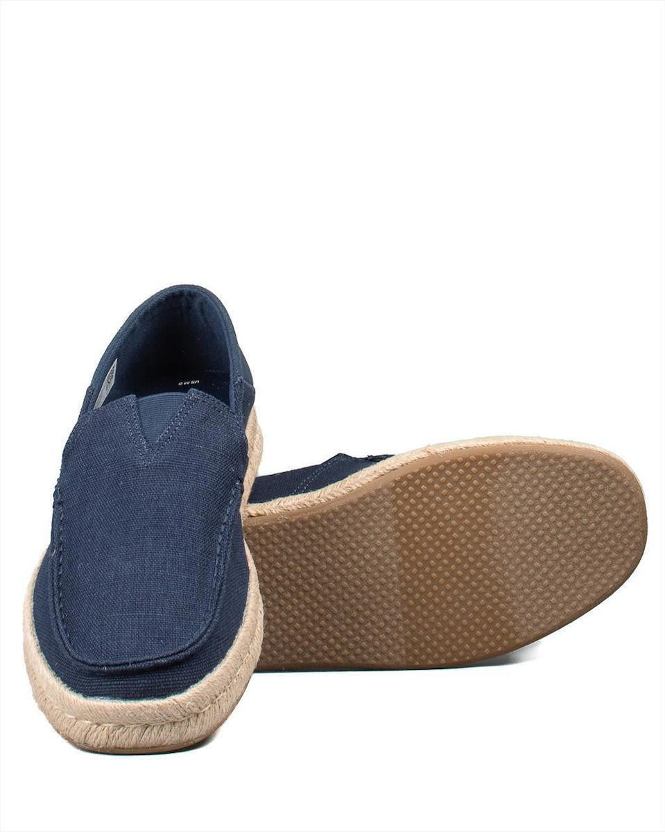 TOMS Ανδρικές Εσπαντρίγιες Loafers Alonso Loafer Rope Δέρμα Μπλέ 10020889-NAVY 1810838