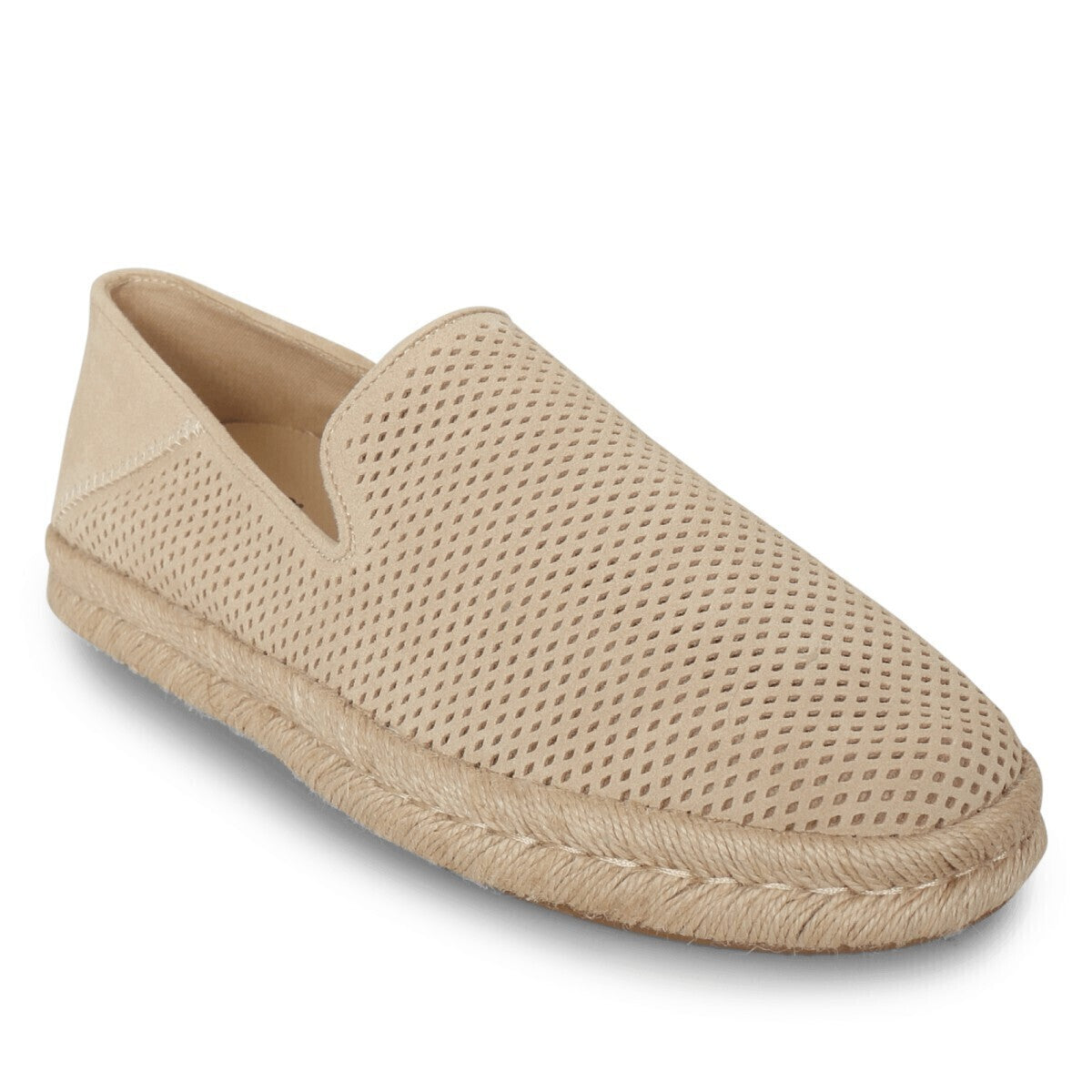 TOMS Ανδρικές Εσπαντρίγιες Santiago Perforated Σουέτ Μπεζ 10021896-BEIGE 1810842