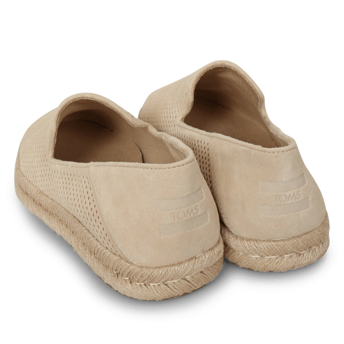 TOMS Ανδρικές Εσπαντρίγιες Santiago Perforated Σουέτ Μπεζ 10021896-BEIGE 1810842