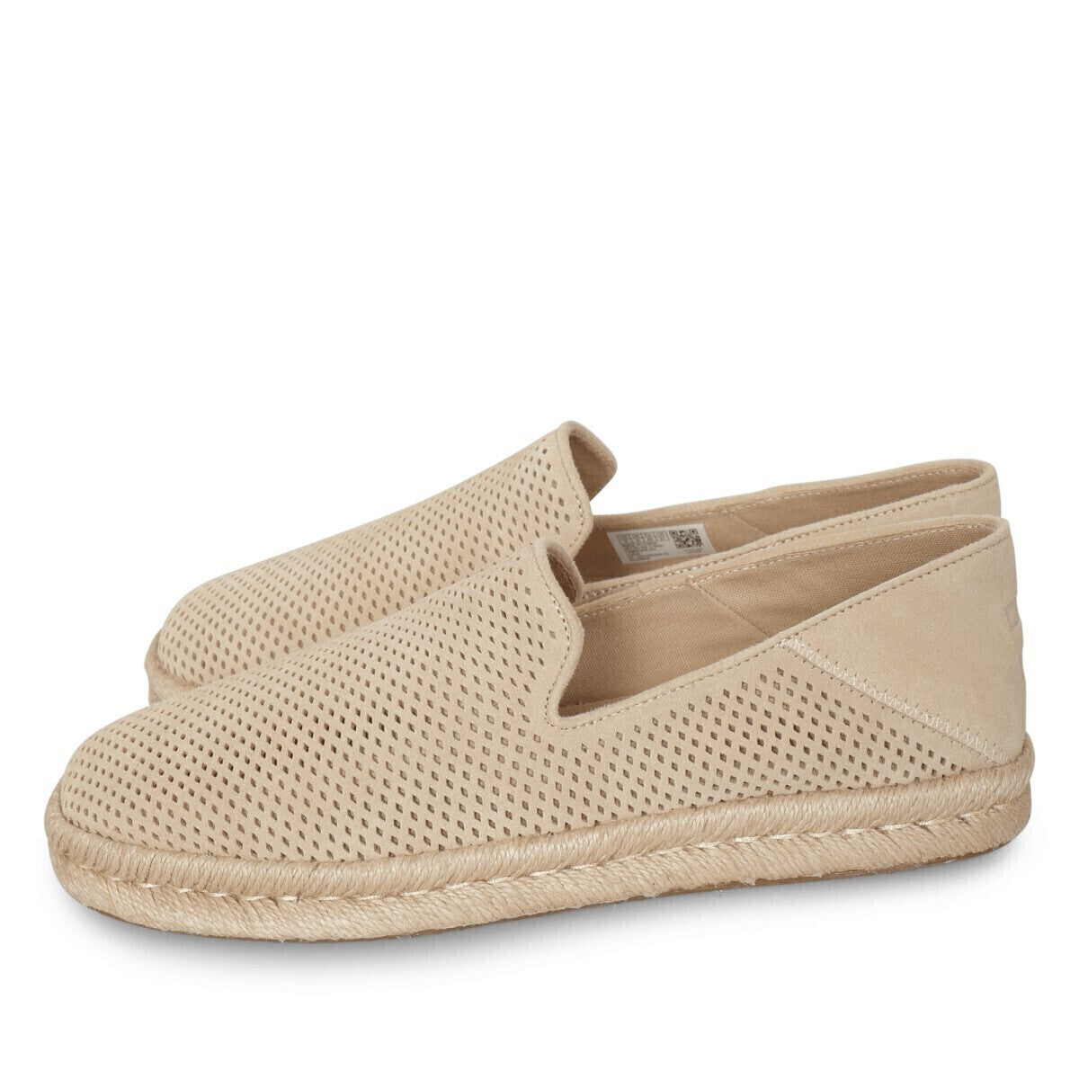 TOMS Ανδρικές Εσπαντρίγιες Santiago Perforated Σουέτ Μπεζ 10021896-BEIGE 1810842