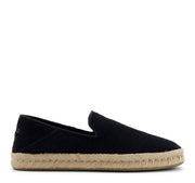 TOMS Ανδρικές Εσπαντρίγιες Santiago Perforated Σουέτ Μαύρες 10021909-BLACK 1810840