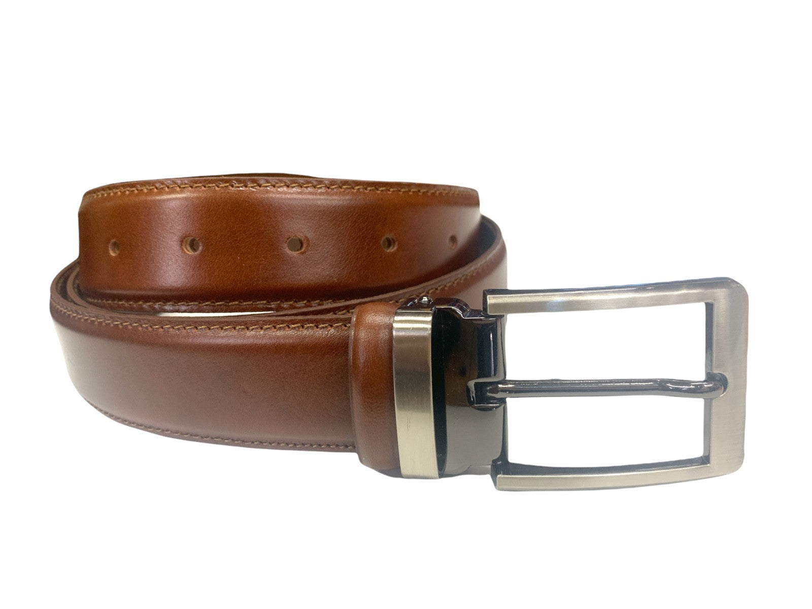 WILLIAM G Ανδρική Δερμάτινη Ζώνη Δέρμα Καφέ 0401.77 BROWN 1821366