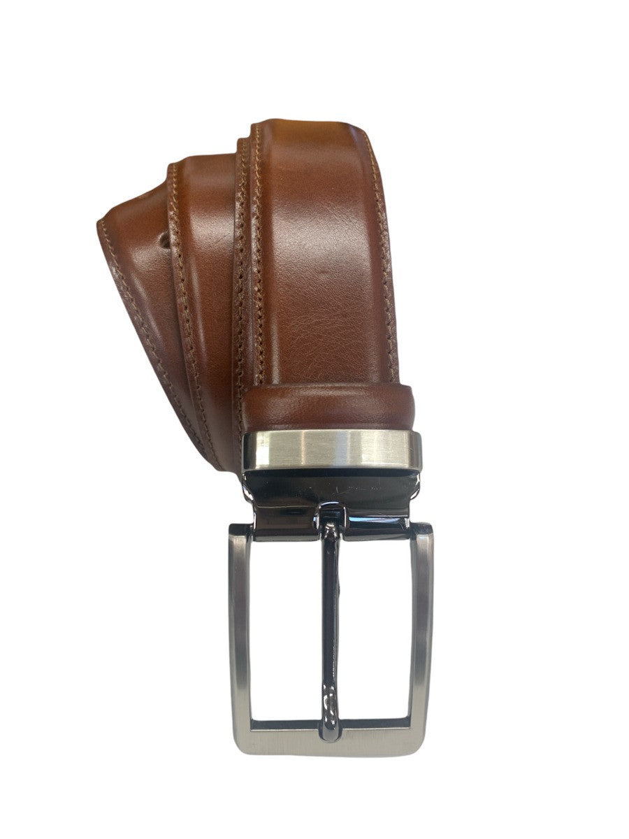 WILLIAM G Ανδρική Δερμάτινη Ζώνη Δέρμα Καφέ 0401.77 BROWN 1821366
