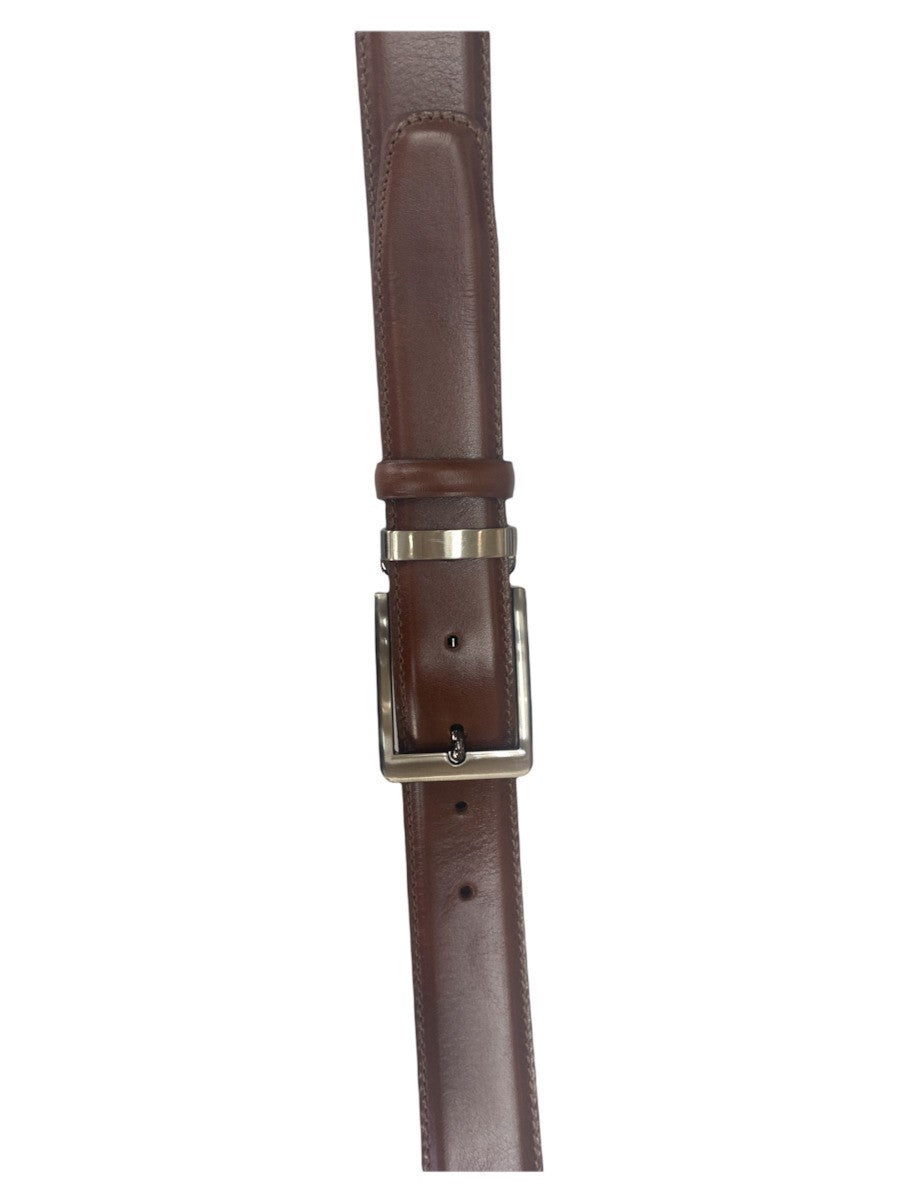 WILLIAM G Ανδρική Δερμάτινη Ζώνη Δέρμα Καφέ 0401.77 BROWN 1821366