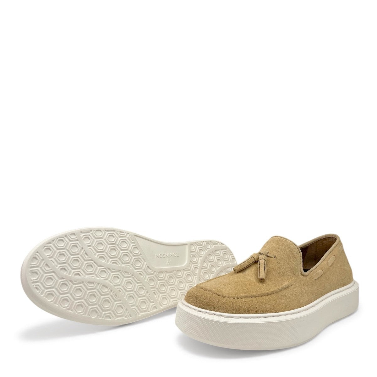 ROBINSON Ανδρικά Μοκασίνια Δέρμα Μπέζ 69655/BEIGE 1824157