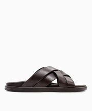 ROBINSON Ανδρικά Σανδάλια Δέρμα Καφέ 50350/BROWN 1825620