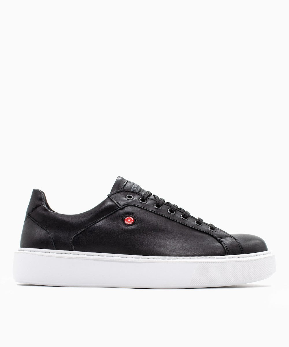 ROBINSON Ανδρικά Sneakers Δέρμα Μαύρα 69146/ΒLACK 1824158