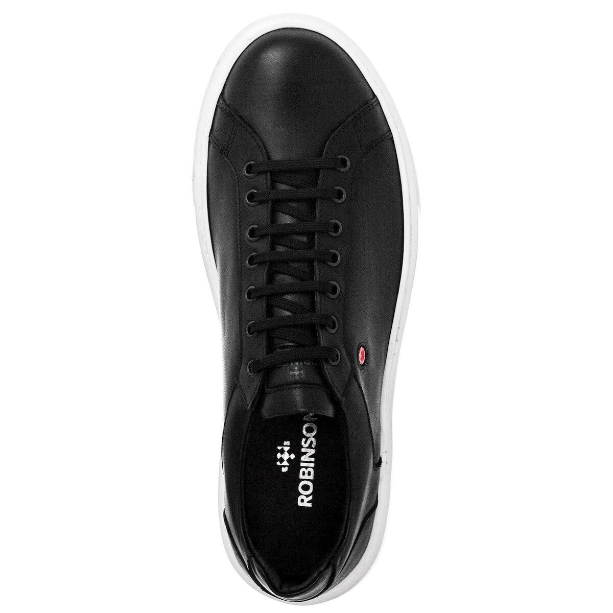 ROBINSON Ανδρικά Sneakers Δέρμα Μαύρα 69146/ΒLACK 1824158