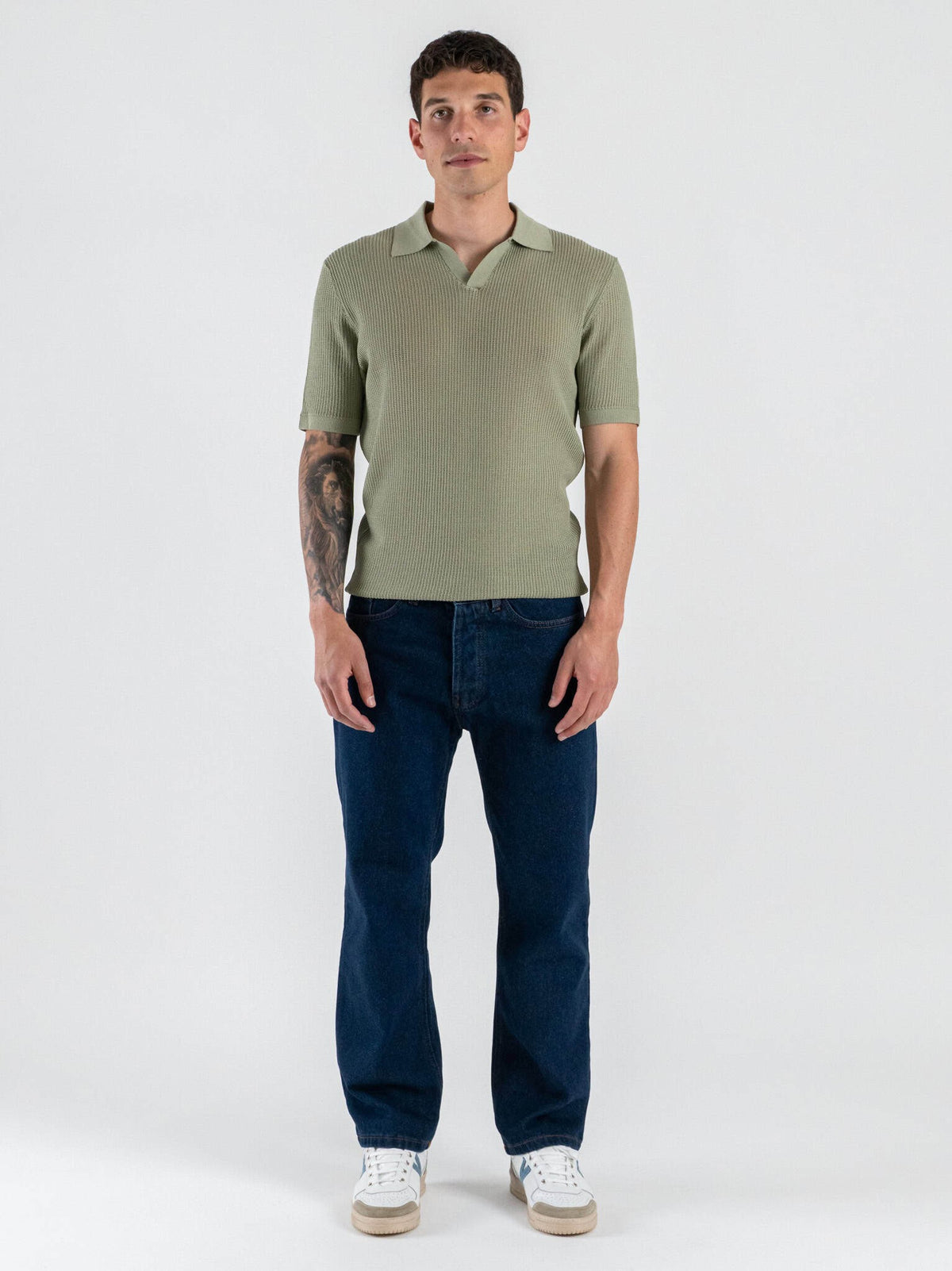 SSEINSE Ανδρικό T-Shirt Polo Βαμβάκι Μπέζ Regular Fit SEINSE-ME3203SS SALVIA 1822609
