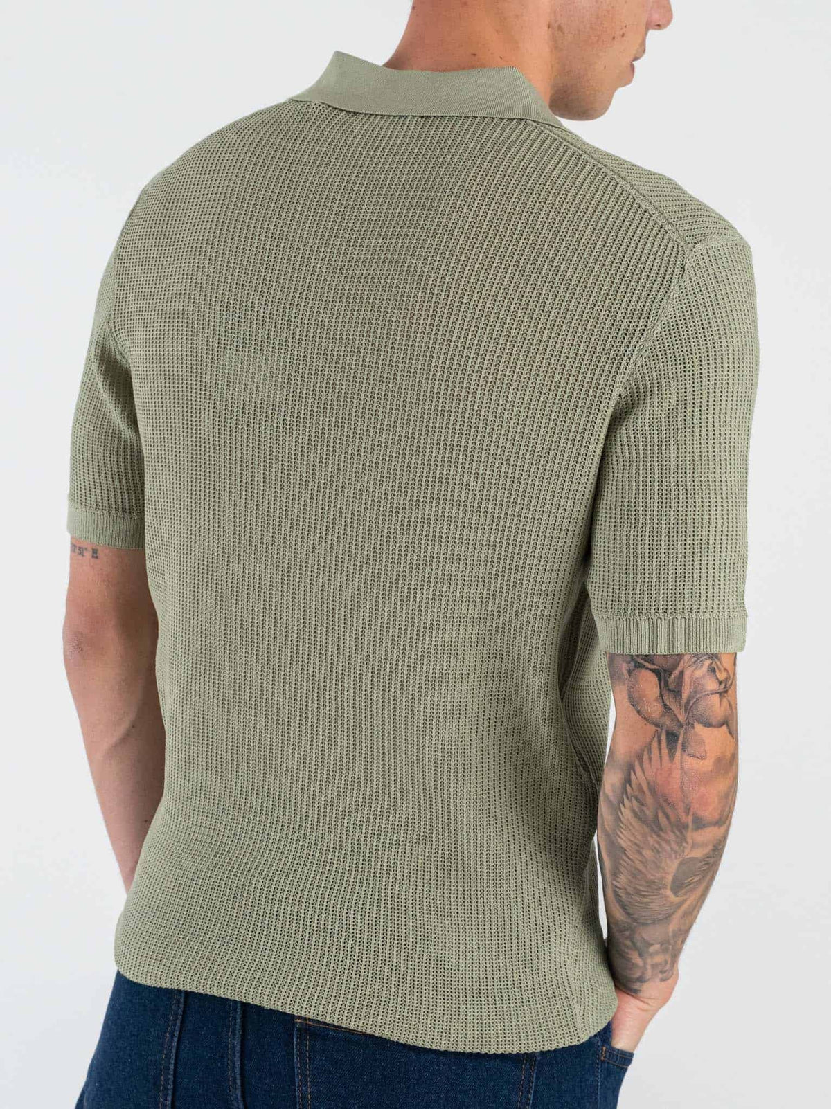 SSEINSE Ανδρικό T-Shirt Polo Βαμβάκι Μπέζ Regular Fit SEINSE-ME3203SS SALVIA 1822609