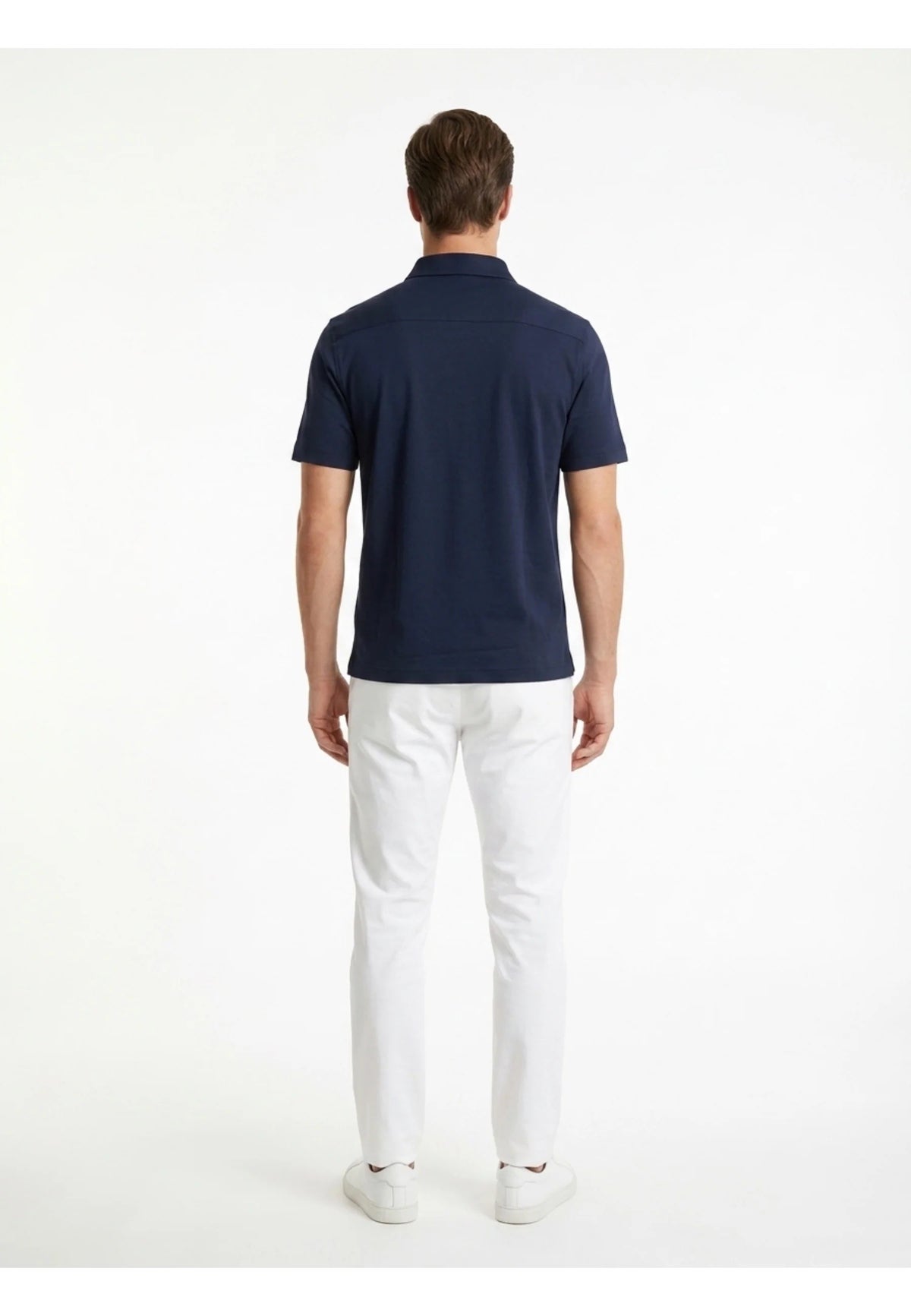 SSEINSE Ανδρικό T-Shirt Polo Βαμβάκι Μπλέ Regular Fit SEINSE-PE3238SS BLUE NAVY 1822611