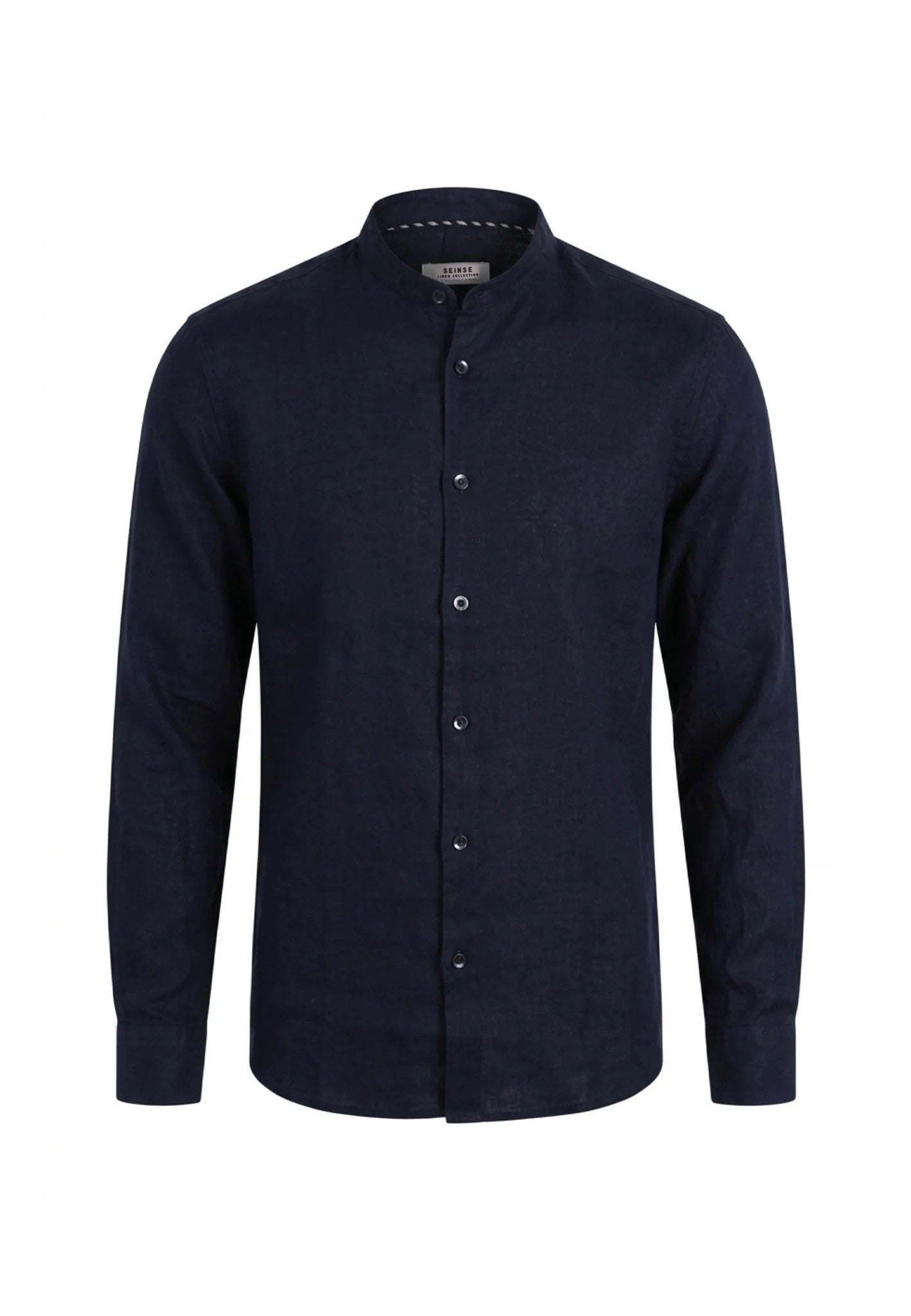 SSEINSE Ανδρικό Πουκάμισο Λινό Μπλέ Regular Fit SEINSE-CE1082SS BLUE NAVY 1822597