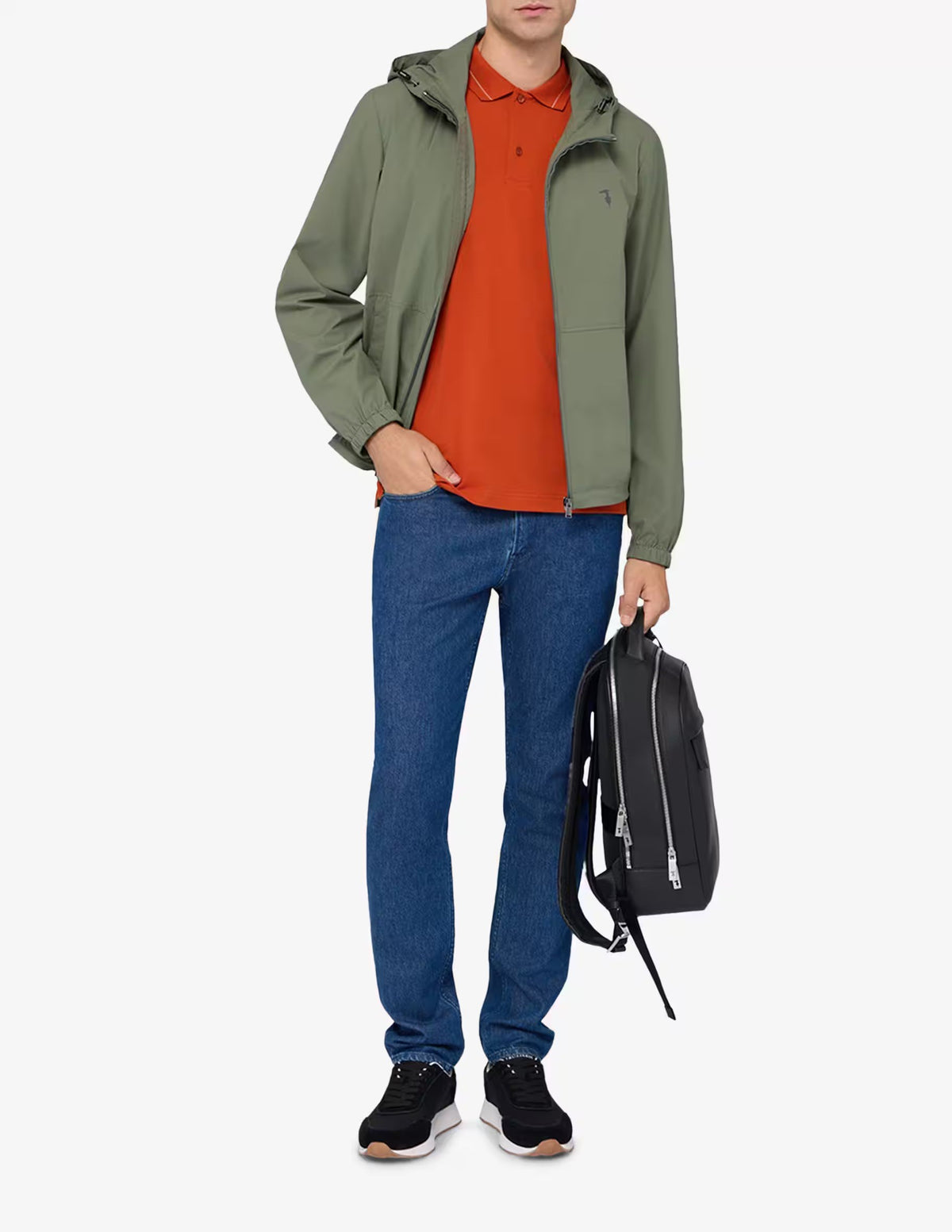 TRUSSARDI Ανδρικό Παντελόνι Jeans Βαμβάκι/Ελαστάνη Μπλέ Slim Fit MJ370D27/0DD-MID BLUE SWF 1824488