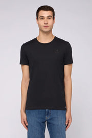 TRUSSARDI Ανδρικό T-Shirt Βαμβάκι/Ελαστάνη Μαύρο Slim Fit MTS01J01/033-BLACK/K299 BLACK MILANO 1824481