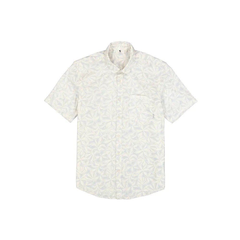 GARCIA Ανδρικό Πουκάμισο Βαμβάκι Λευκό Regular Fit GARCIAP261290-ANTIQUE WHITE 1825114