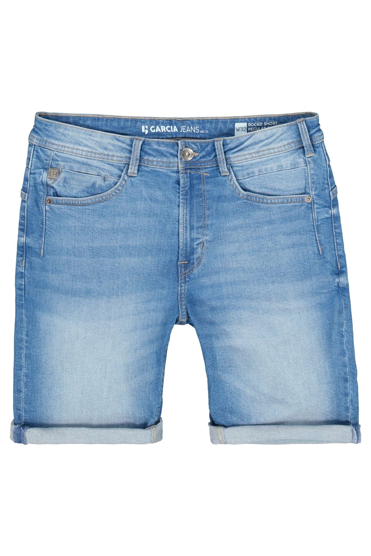 GARCIA Ανδρική Βερμούδα Βαμβάκι/Ελαστάνη Μπλέ Regular Fit GARCIA695-5049 126- MEDIUM USED 1825702