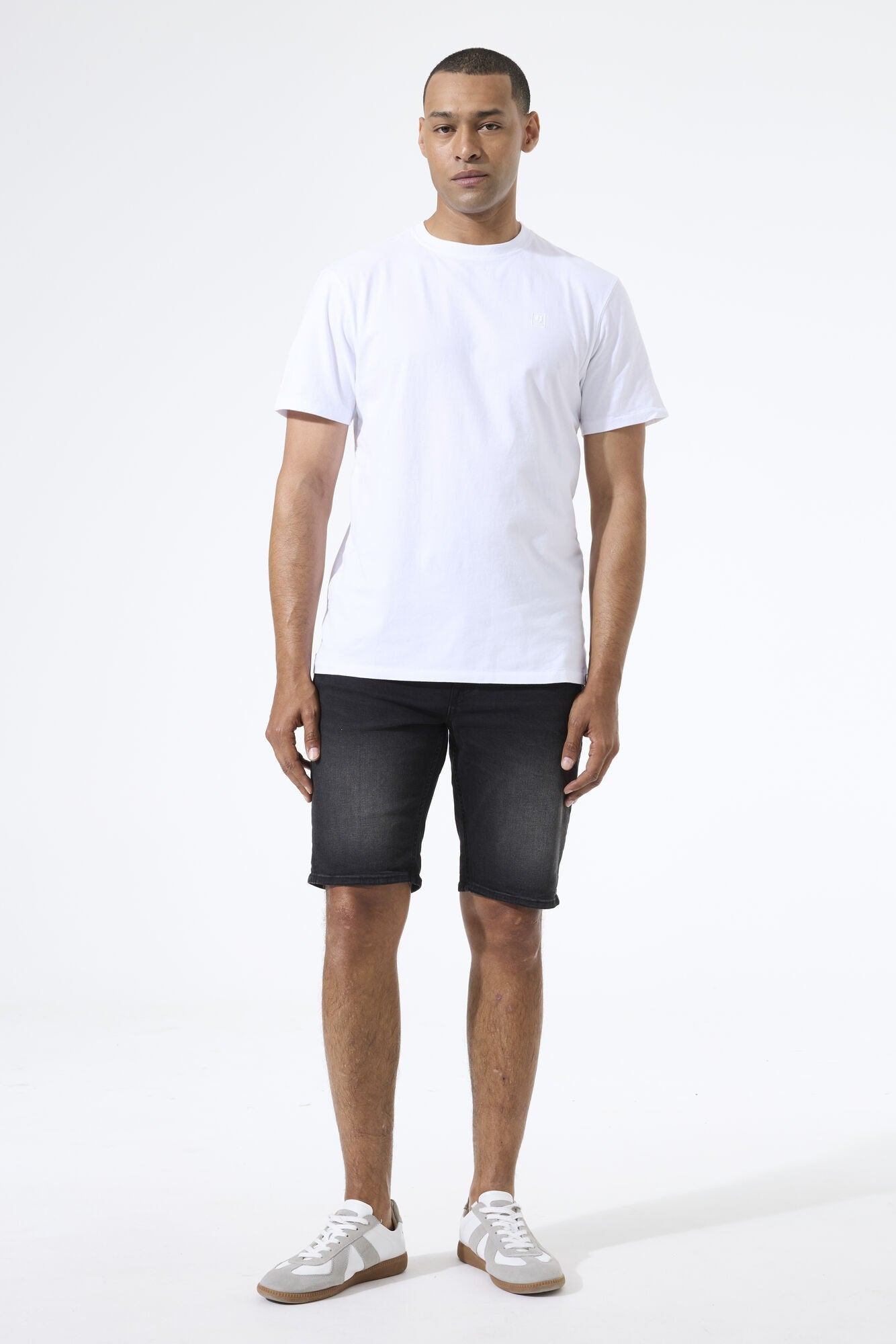 GARCIA Ανδρική Βερμούδα Βαμβάκι/Ελαστάνη Μαύρο Regular Fit GARCIA695-6602- dark used 1825702