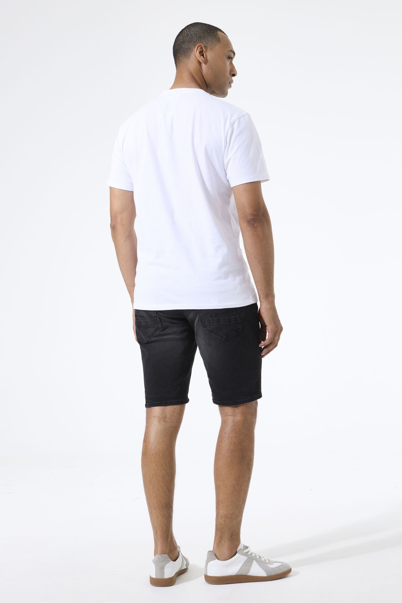GARCIA Ανδρική Βερμούδα Βαμβάκι/Ελαστάνη Μαύρο Regular Fit GARCIA695-6602- dark used 1825702