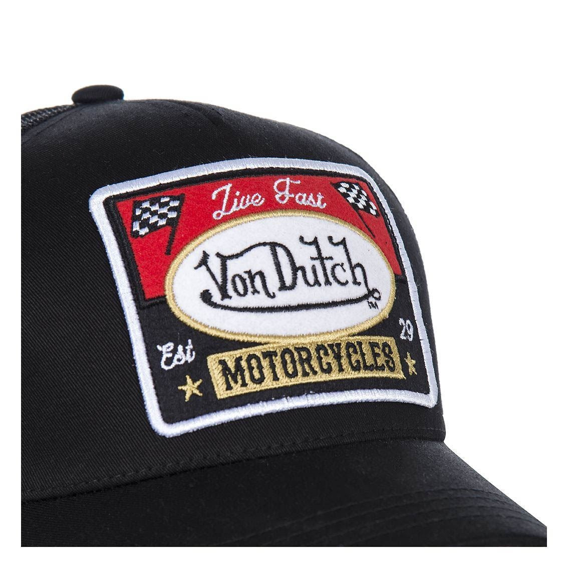 VON DUTCH Unisex Καπέλο Βαμβάκι/Πολυεστέρας Μαύρο VD/0/CAS1/BLACKY1B 126/BLACK 1823506