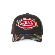 VON DUTCH Unisex Καπέλο Βαμβάκι/Πολυεστέρας Πολύχρωμο VD/0/CAS1/BRA/BLA2/MULTI 1823508