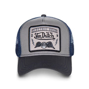 VON DUTCH Unisex Καπέλο Βαμβάκι/Πολυεστέρας Γκρί VD/0/CAS1/SQUARE3B/GREY 1823510