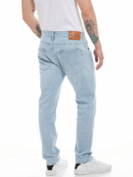 REPLAY Ανδρικό Παντελόνι Jeans WILLBI Βαμβάκι/Ελαστάνη Μπλε Slim Fit M1008.000.573438-010 1776851