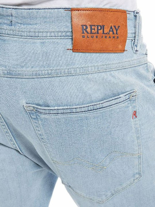 REPLAY Ανδρικό Παντελόνι Jeans WILLBI Βαμβάκι/Ελαστάνη Μπλε Slim Fit M1008.000.573438-010 1776851
