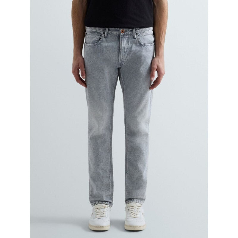 REPLAY Ανδρικό Παντελόνι Jeans WILLBI Βαμβάκι/Ελαστάνη Γκρί Regular Fit M1008.000.254168-095 L.GREY 1824992