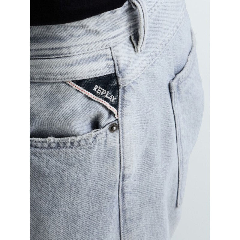 REPLAY Ανδρικό Παντελόνι Jeans WILLBI Βαμβάκι/Ελαστάνη Γκρί Regular Fit M1008.000.254168-095 L.GREY 1824992