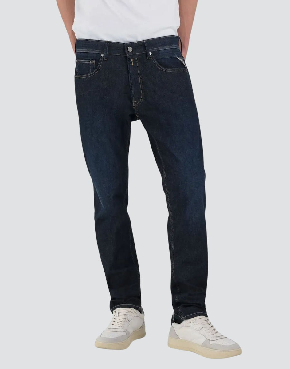 REPLAY Ανδρικό Παντελόνι Jeans WILLBI Βαμβάκι/Ελαστάνη Μπλέ Regular Fit M1008J.000.785150-DARK BLUE 1824437