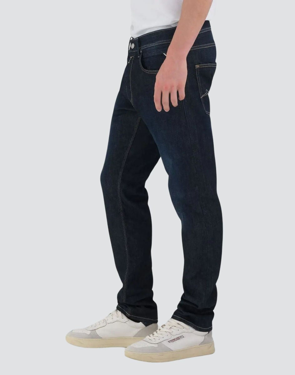 REPLAY Ανδρικό Παντελόνι Jeans WILLBI Βαμβάκι/Ελαστάνη Μπλέ Regular Fit M1008J.000.785150-DARK BLUE 1824437