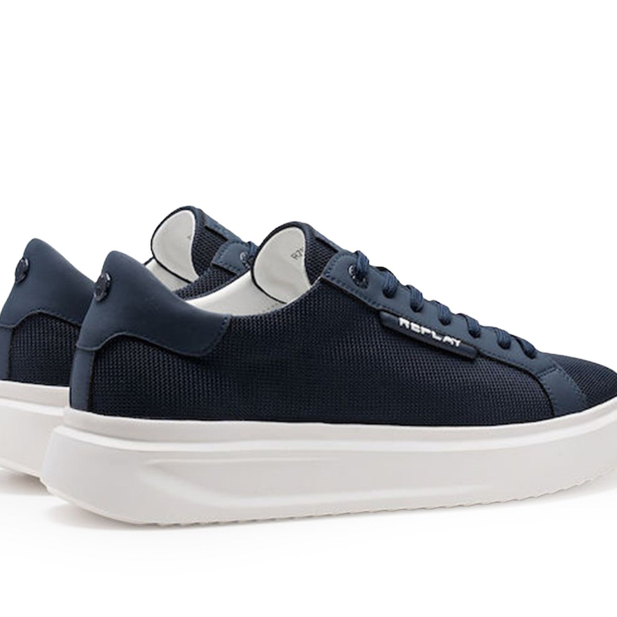 REPLAY Ανδρικά Sneakers Δέρμα/Ύφασμα Μπλέ GMZ8E.003.C0002T-040 NAVY 1824468