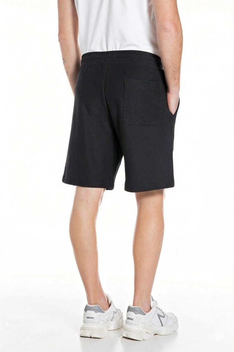 REPLAY Ανδρική Βερμούδα Βαμβάκι Μαύρη Regular Fit M9064.000.24036-098 BLACK 1823389