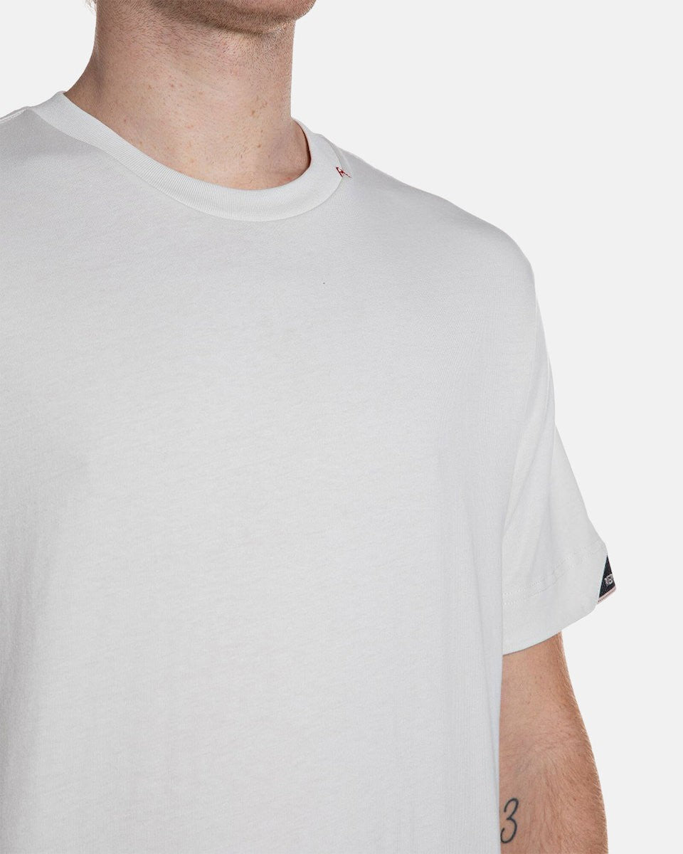 REPLAY Ανδρικό T-Shirt Βαμβάκι Λευκό Regular Fit M3379.000.23608P-409 IVORY 1824472