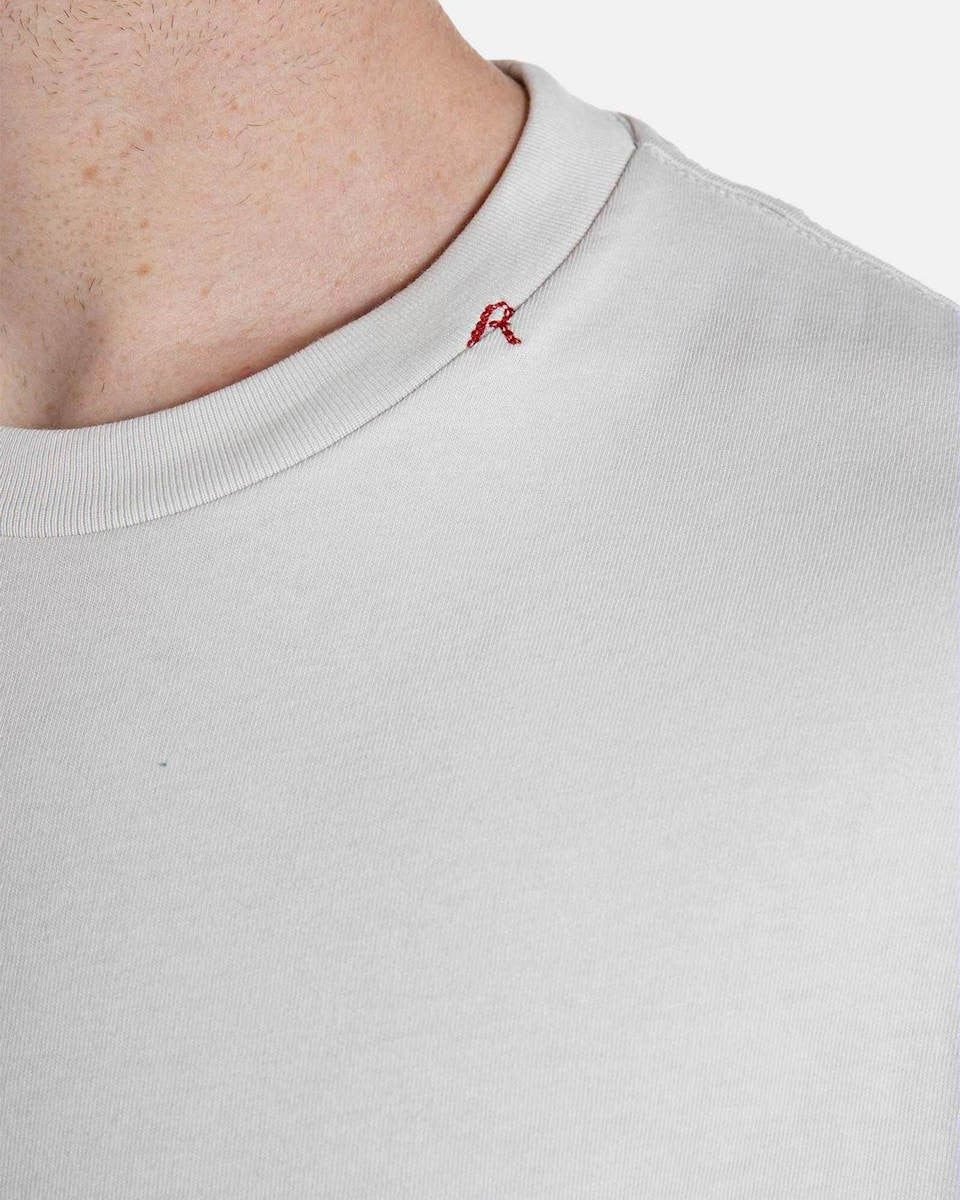 REPLAY Ανδρικό T-Shirt Βαμβάκι Λευκό Regular Fit M3379.000.23608P-409 IVORY 1824472