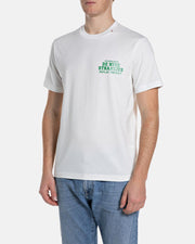 REPLAY Ανδρικό T-Shirt Βαμβάκι Λευκό Regular Fit M3547.000.23608P-011 NATURAL WHITE 1824478