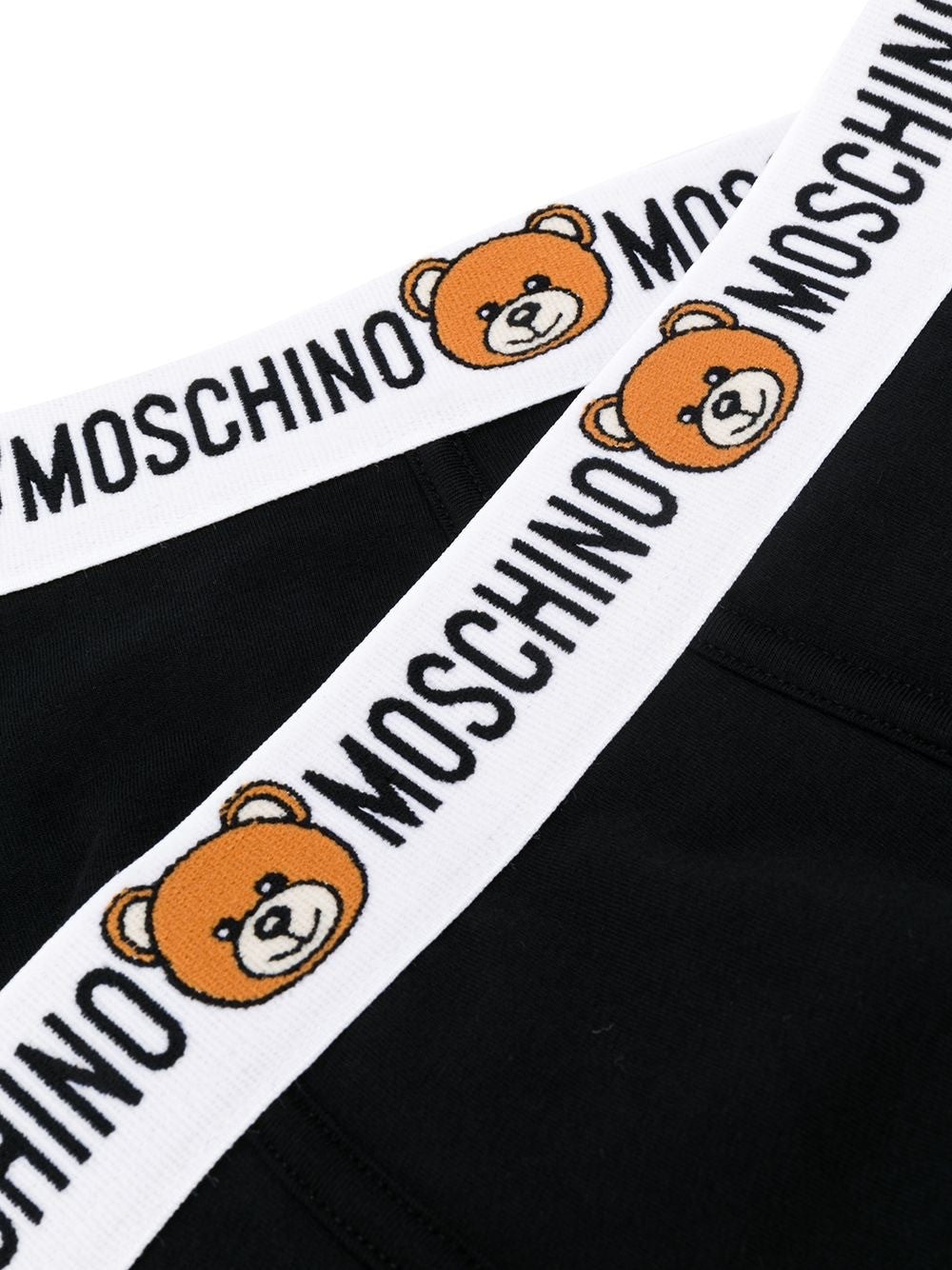 MOSCHINO Ανδρικα Εσώρουχα Boxers Βαμβάκι/Ελαστάνη Μαύρο Regular Fit 1A1387440225K/0555 1813373