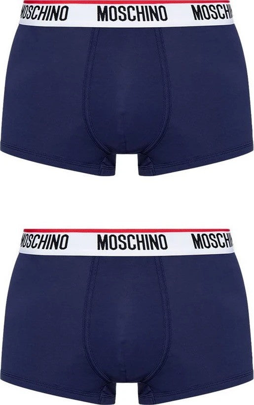 MOSCHINO Ανδρικα Εσώρουχα Boxers Βαμβάκι/Ελαστάνη Μπλέ Regular Fit 1A1394430025K/0290 1813375