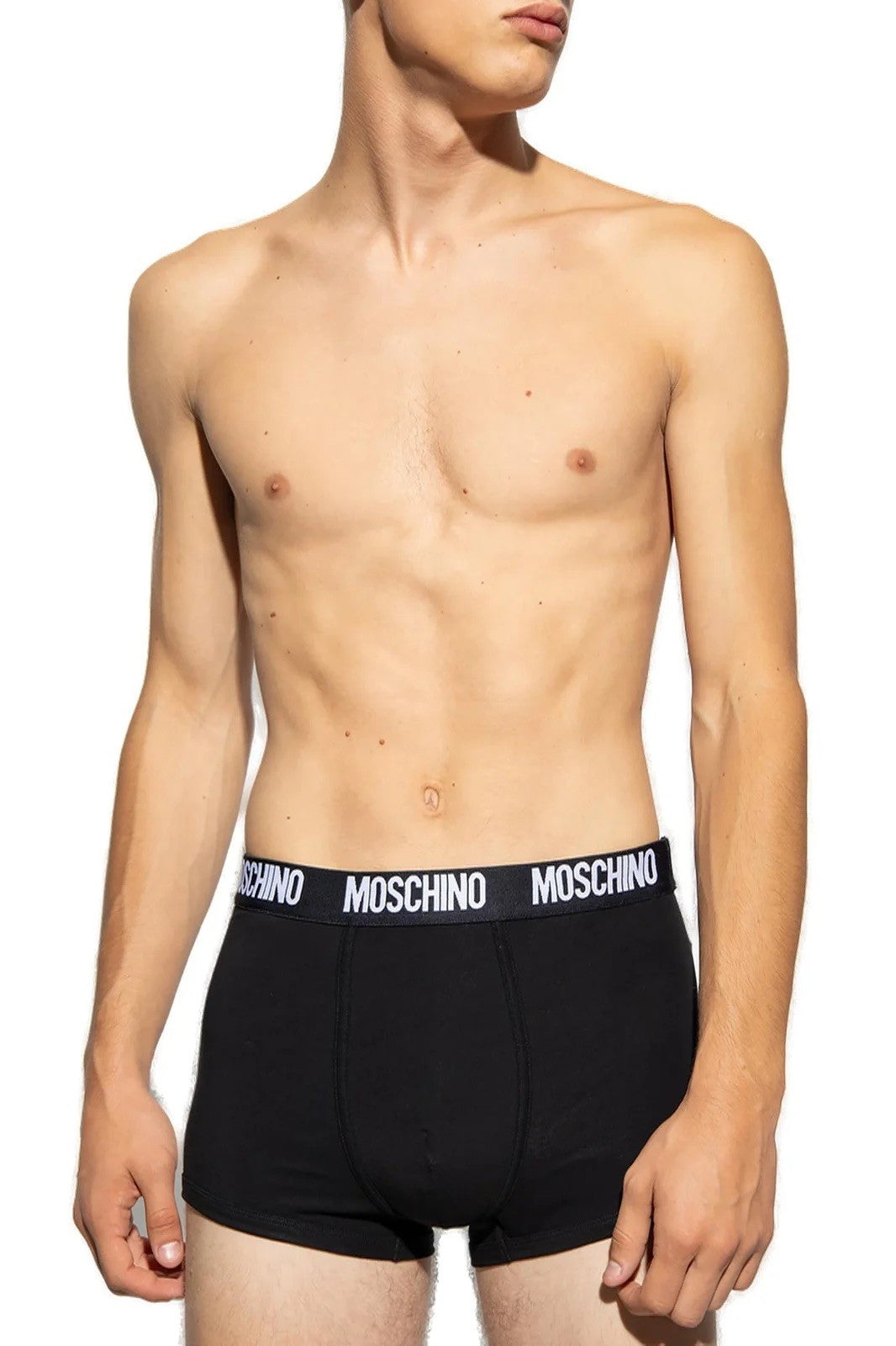 MOSCHINO Ανδρικα Εσώρουχα Boxers Βαμβάκι/Ελαστάνη Μαύρο Regular Fit 1A1389430125K/0555 1813374