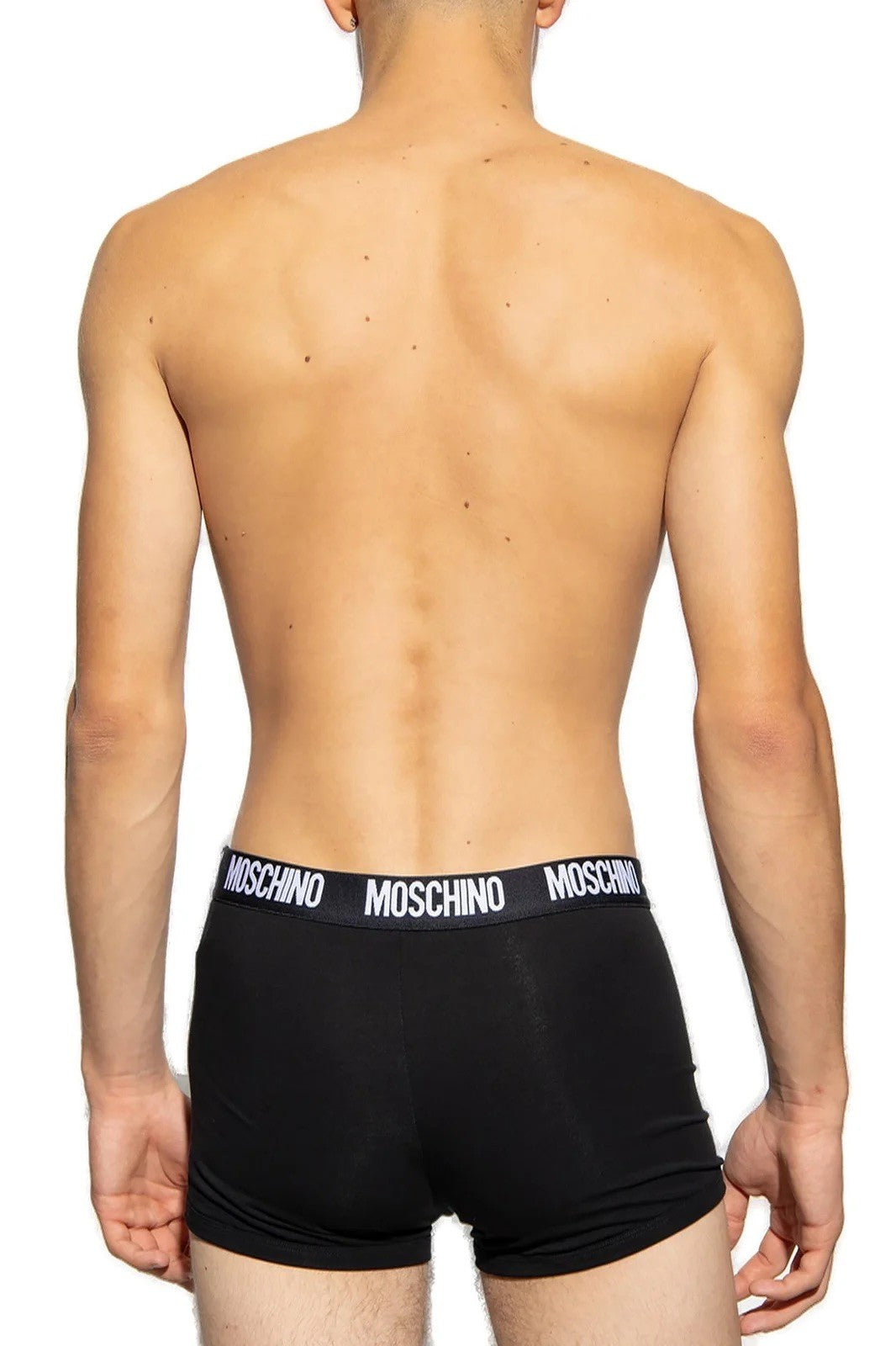 MOSCHINO Ανδρικα Εσώρουχα Boxers Βαμβάκι/Ελαστάνη Μαύρο Regular Fit 1A1389430125K/0555 1813374