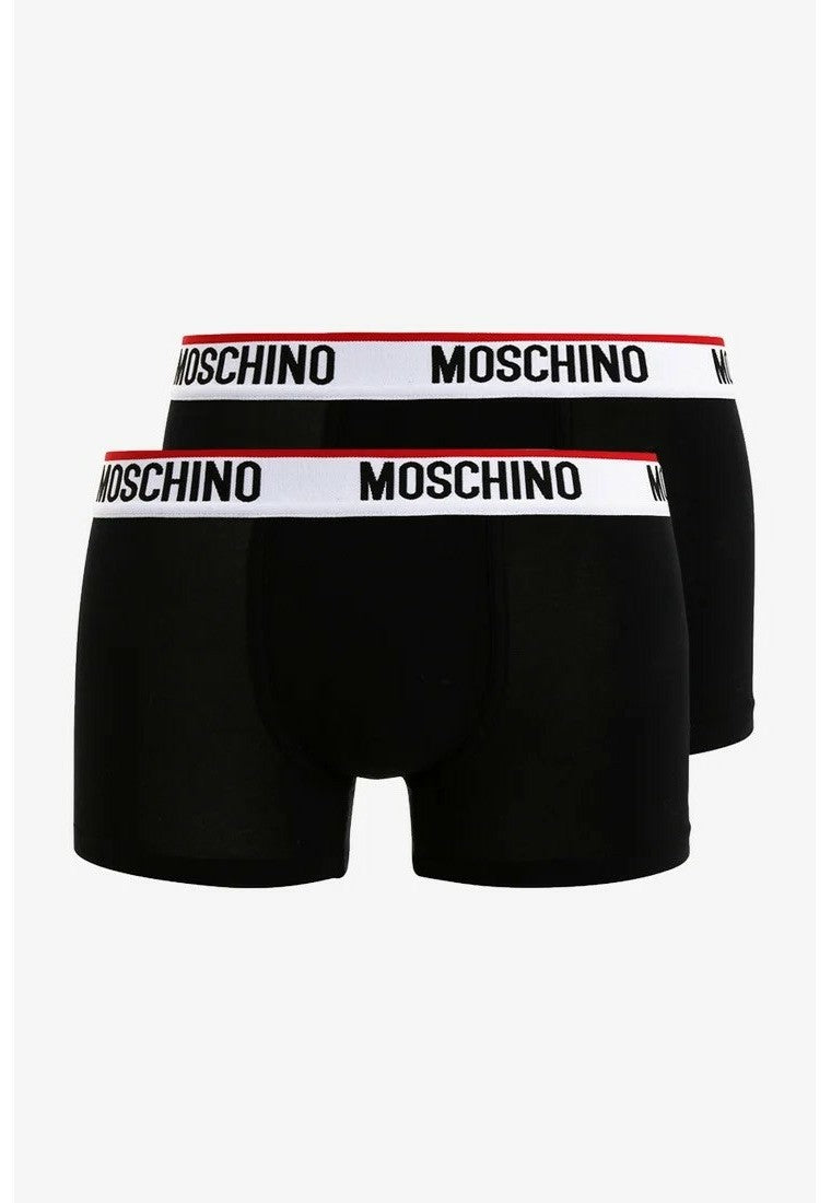 MOSCHINO Ανδρικα Εσώρουχα Boxers Βαμβάκι/Ελαστάνη Μαύρο Regular Fit 1A1394430025K/0555 1813375