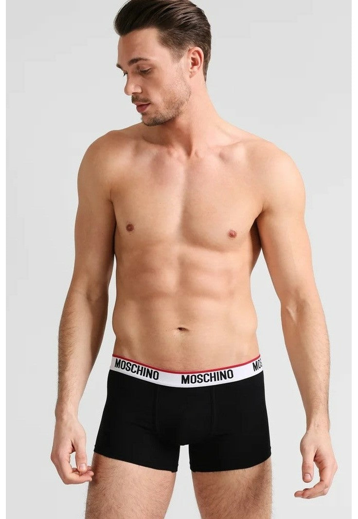 MOSCHINO Ανδρικα Εσώρουχα Boxers Βαμβάκι/Ελαστάνη Μαύρο Regular Fit 1A1394430025K/0555 1813375