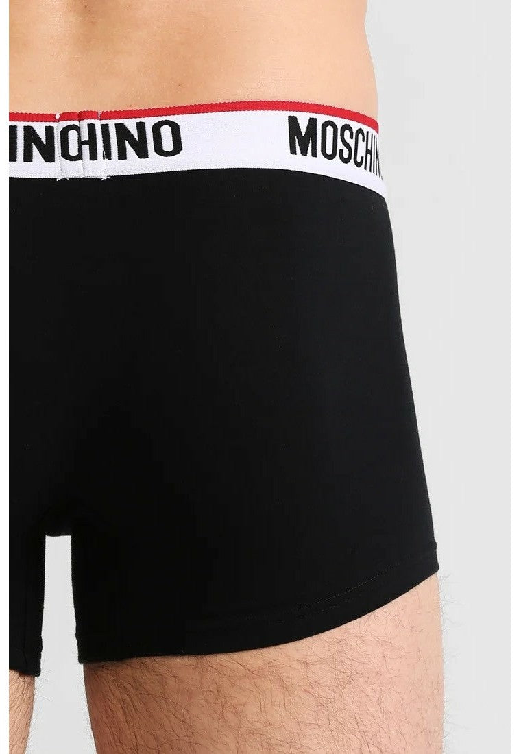 MOSCHINO Ανδρικα Εσώρουχα Boxers Βαμβάκι/Ελαστάνη Μαύρο Regular Fit 1A1394430025K/0555 1813375