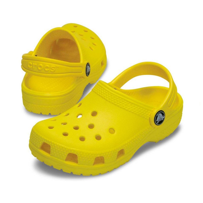 CROCS Παιδικά Ανατομικά Σαμπό Classic K Croslite Κίτρινα 206991-C11 Lemon 1766663