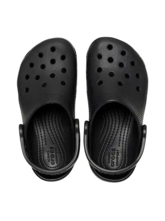 CROCS Παιδικά Σαμπό Ανατομικά Classic Clog T Croslite Μαύρα 206990-E61040-001 Black 1815021