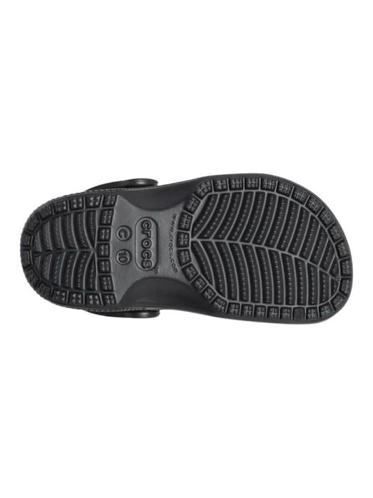 CROCS Παιδικά Σαμπό Ανατομικά Classic Clog T Croslite Μαύρα 206990-E61040-001 Black 1815021