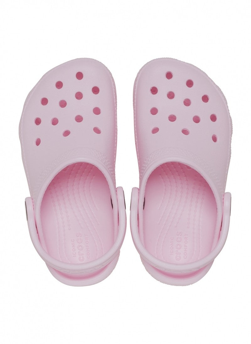 CROCS Παιδικά Σαμπό Ανατομικά Classic Clog T Croslite Ρόζ 206990-6ZW Pink Milk 1815021